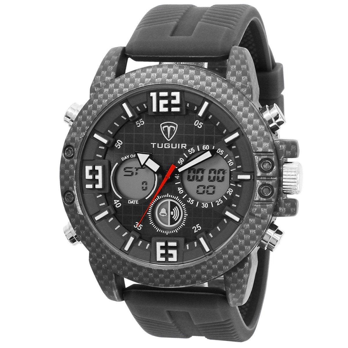 Relógio Masculino Tuguir AnaDigi TG1804 Preto Preto 2