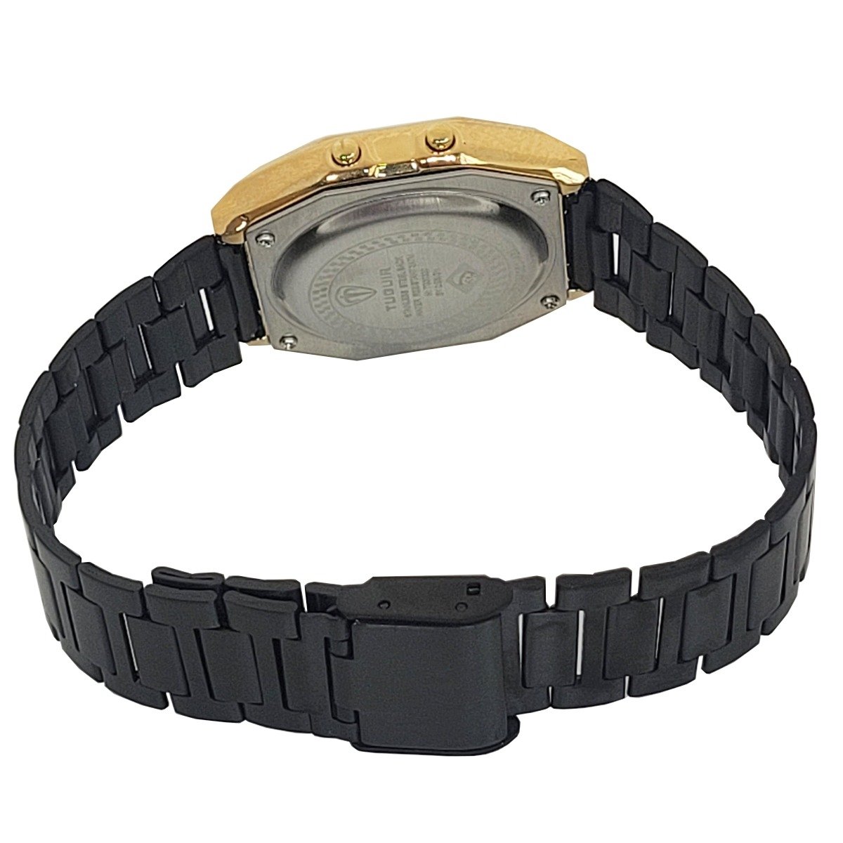 Relógio Unissex Relógio Tuguir Digital TG30320 Preto e Dourado Preto/Dourado 3