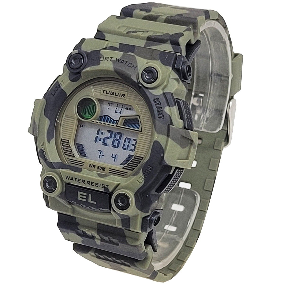 Relógio Menino Relógio Tuguir Digital TG30349 Verde Camuflado Verde Camuflado 2