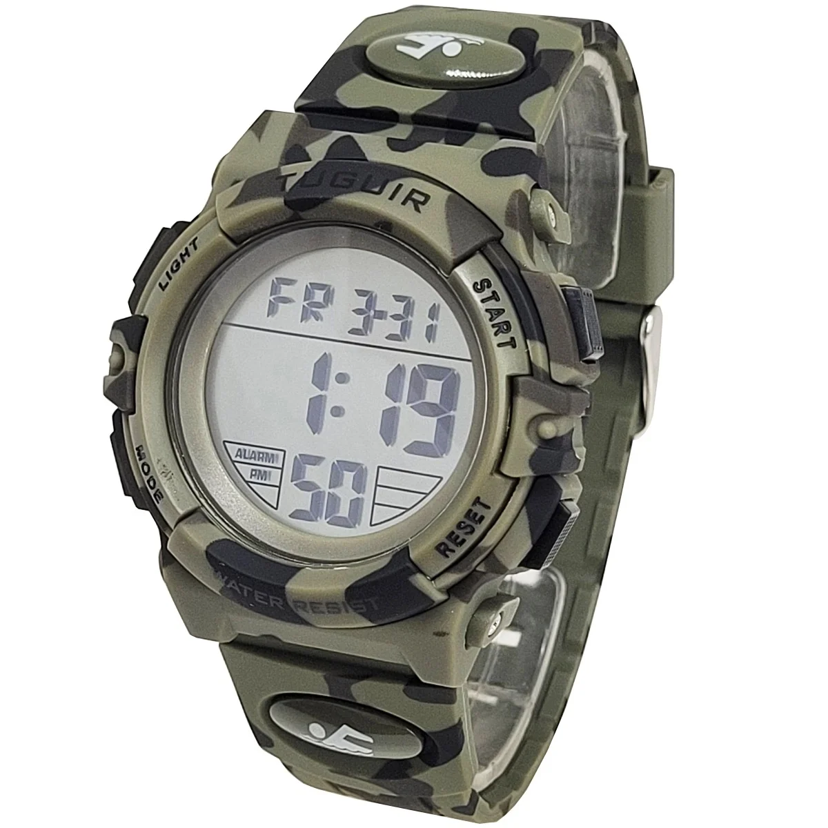Relógio Masculino Relógio Tuguir Digital TG30345 Verde Camuflado Verde Camuflado 2