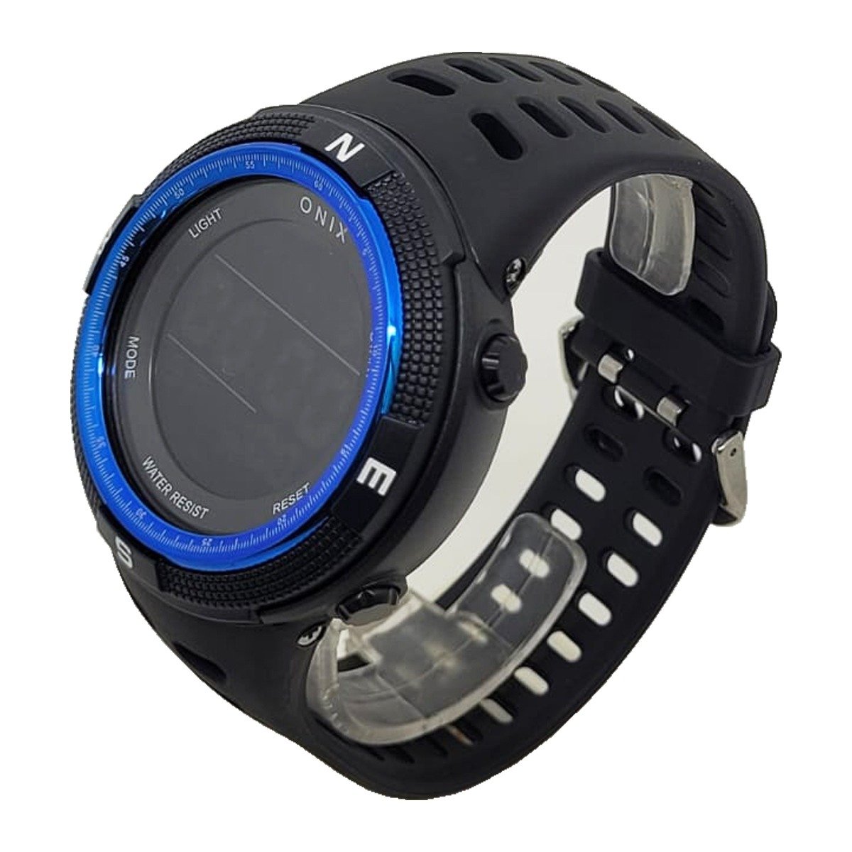 Relógio Masculino Relógio Onix Digital OX102 Preto e Azul Preto 2