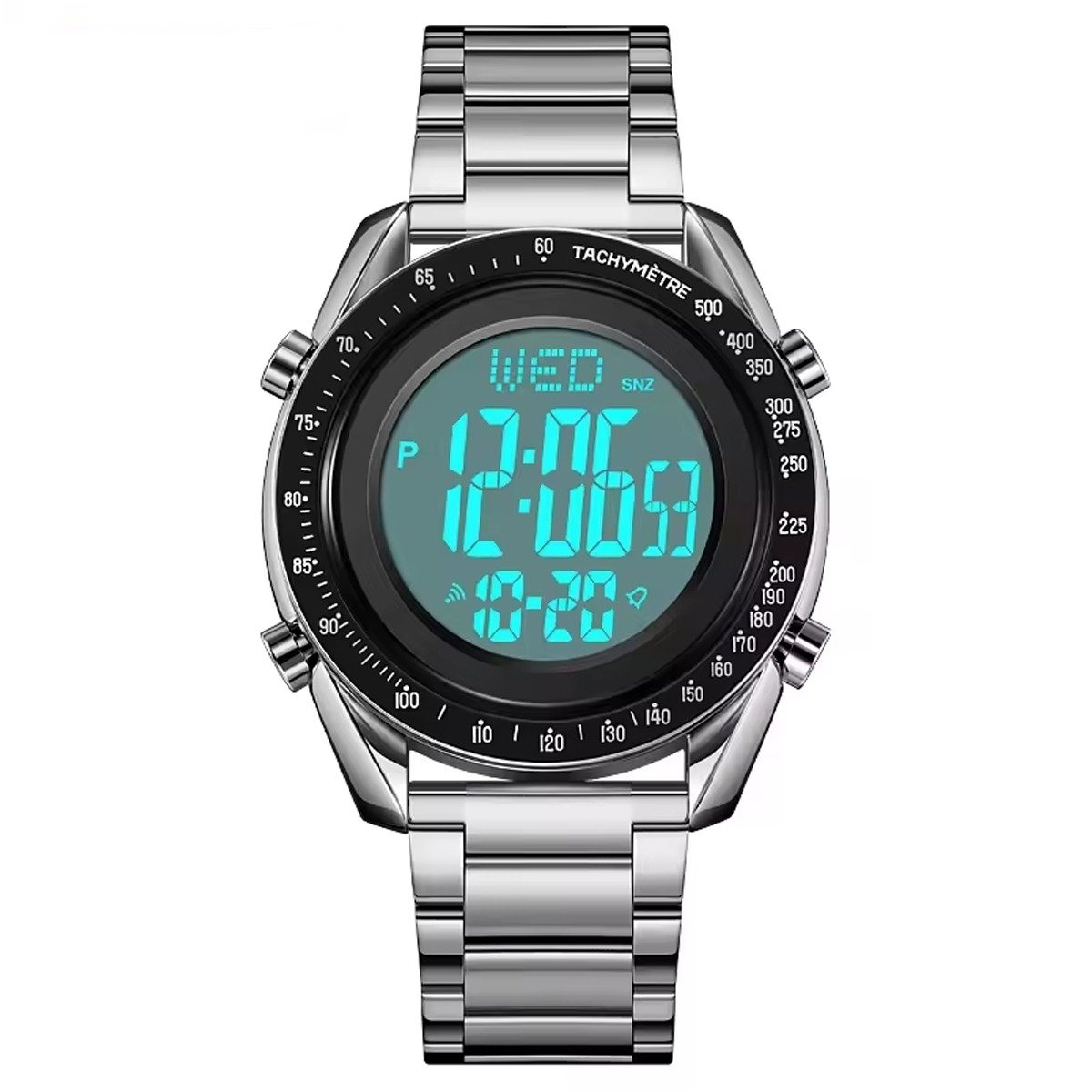Relógio Masculino Relógio Skmei Digital 2145 Prata Prata 2