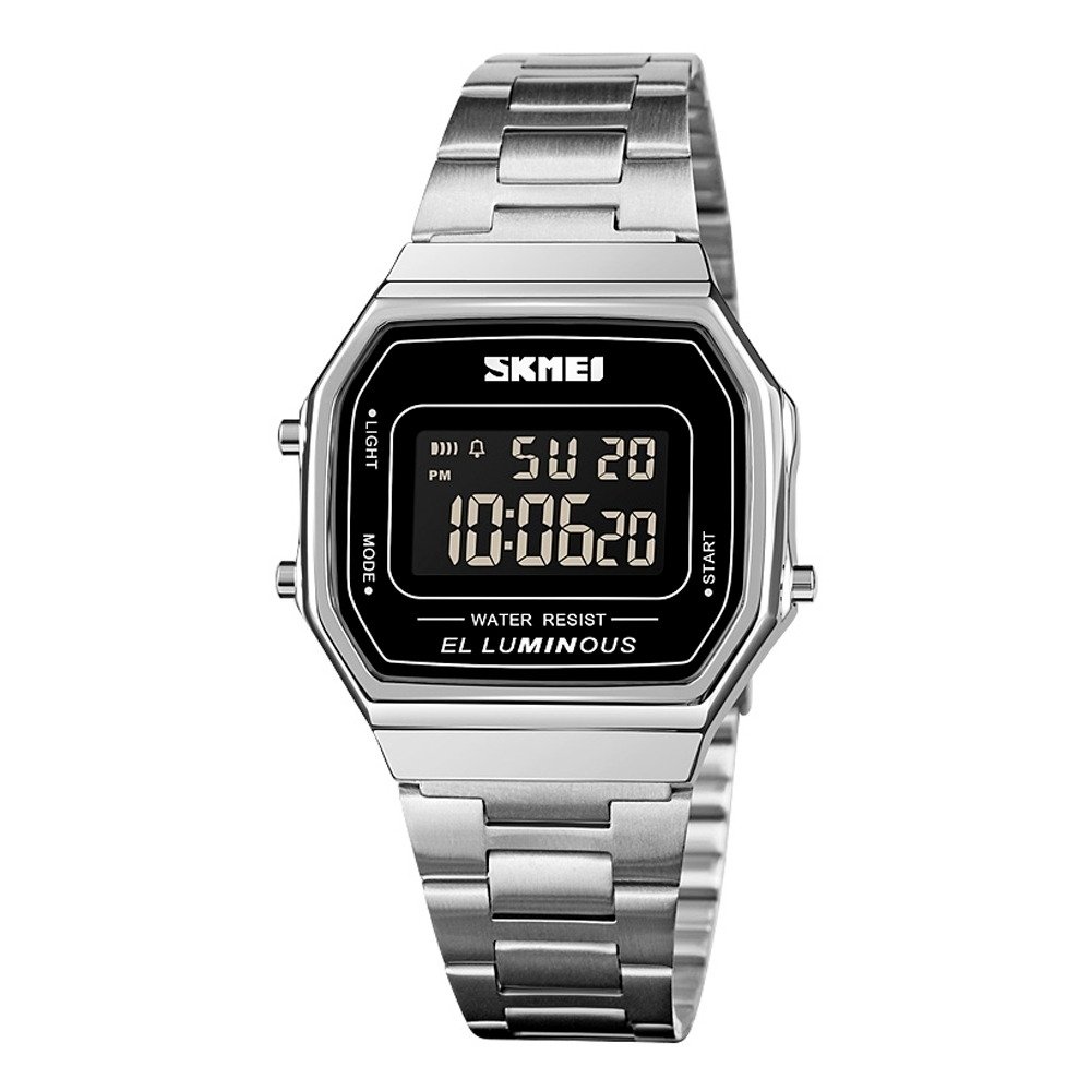 Relógio Unissex Skmei Digital 1647 Prata