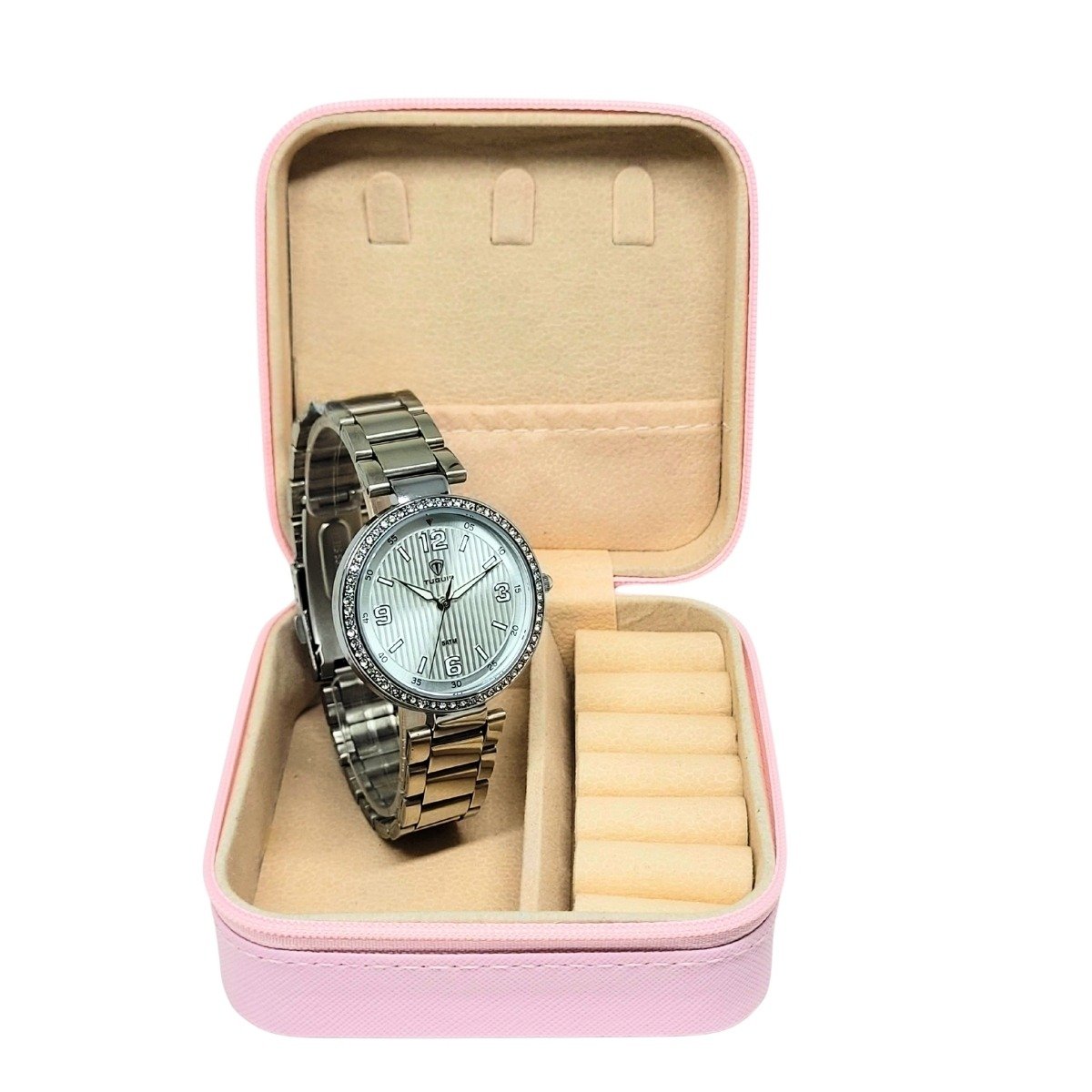 Relógio Feminino Tuguir Analógico TG184 - Prata Prata 2