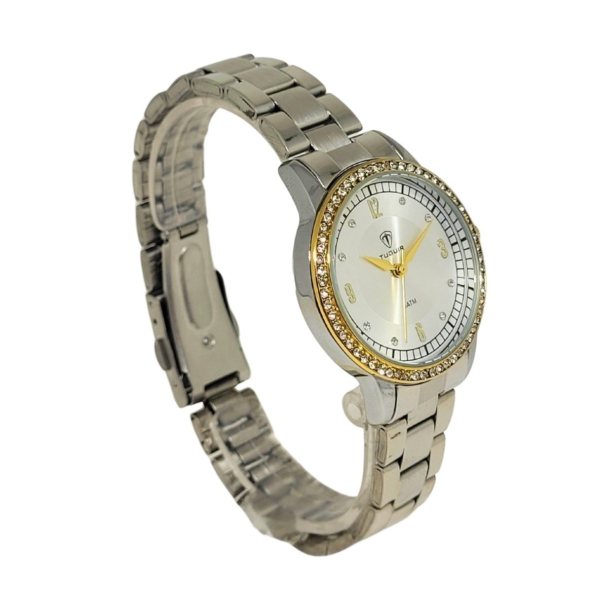 Relógio Feminino Relógio Tuguir Analógico TG199 Prata e Dourado Prata 3