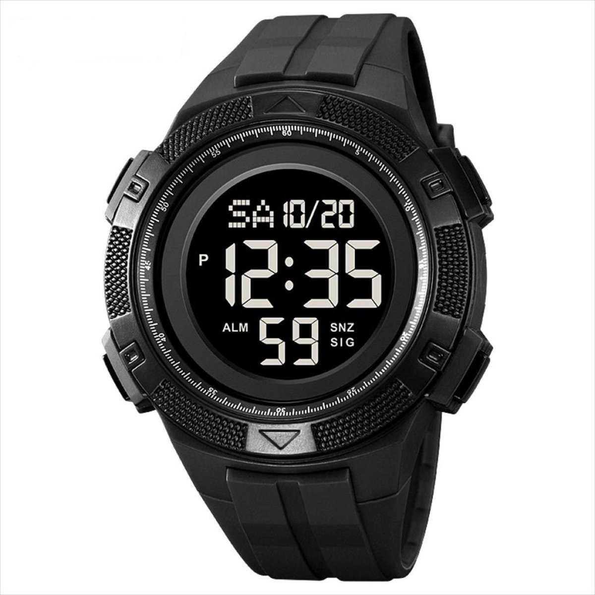 Relógio Masculino Relógio Skmei Digital 2078 Preto Preto 1