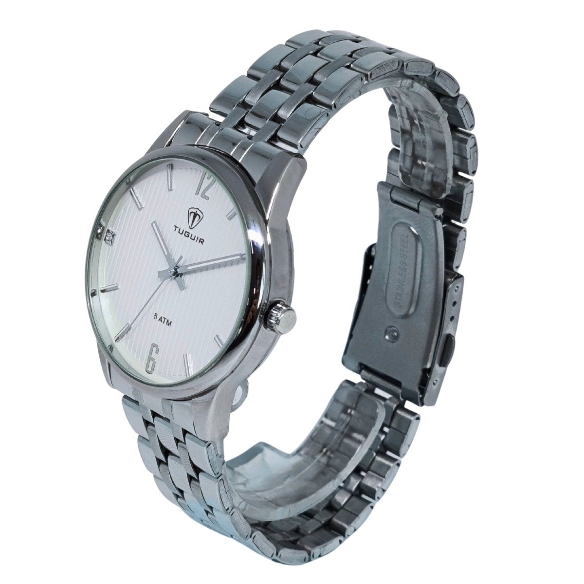 Relógio Feminino Relógio Tuguir Analógico 2139 Prata Prata 5