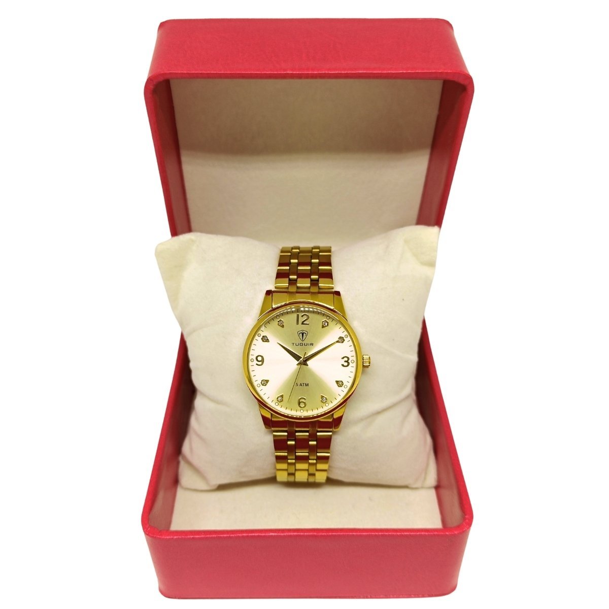 Relógio Feminino Tuguir Analógico 2130 Dourado Dourado 2