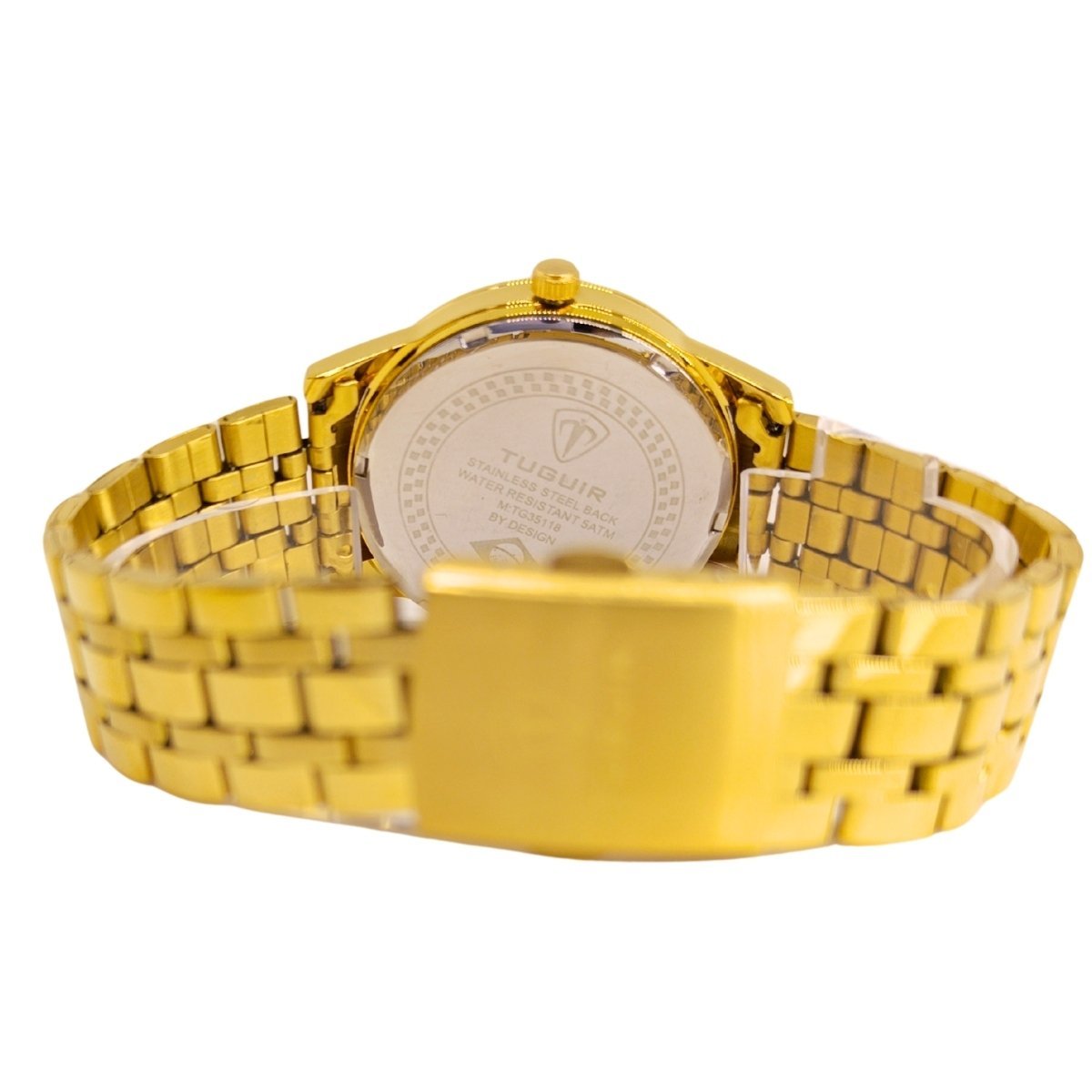 Relógio Feminino Tuguir Analógico 9182D Dourado Dourado 6