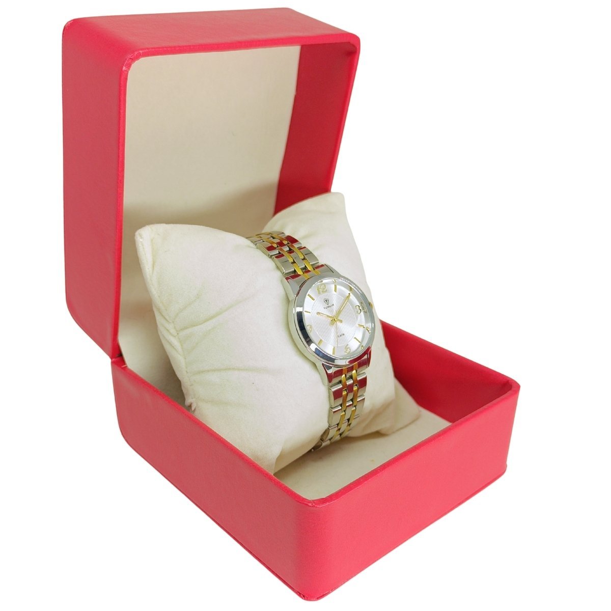 Relógio Feminino Tuguir Analógico 9182A Prata e Dourado Prata/Dourado 3