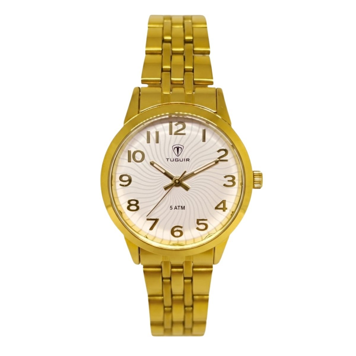 Relógio Feminino Tuguir Analógico TG30434 Dourado e Branco