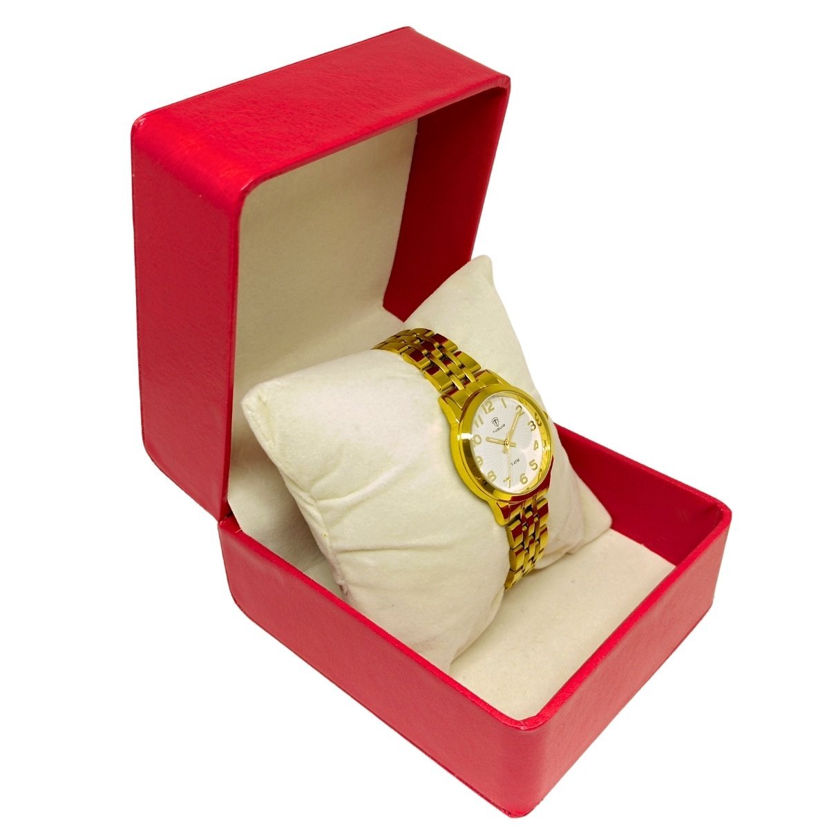 Relógio Feminino Tuguir Analógico TG30434 Dourado e Branco Dourado 3