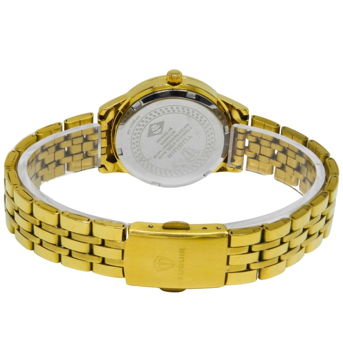 Relógio Feminino Tuguir Analógico TG30434 Dourado e Branco Dourado 6