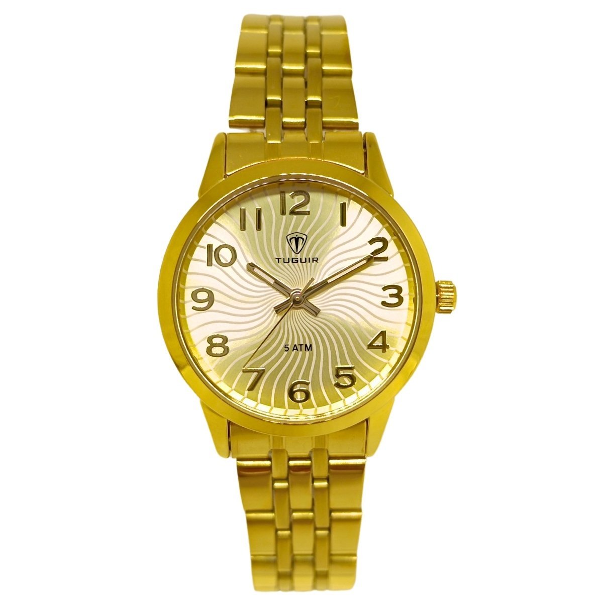 Relógio Feminino Tuguir Analógico 9182C Dourado