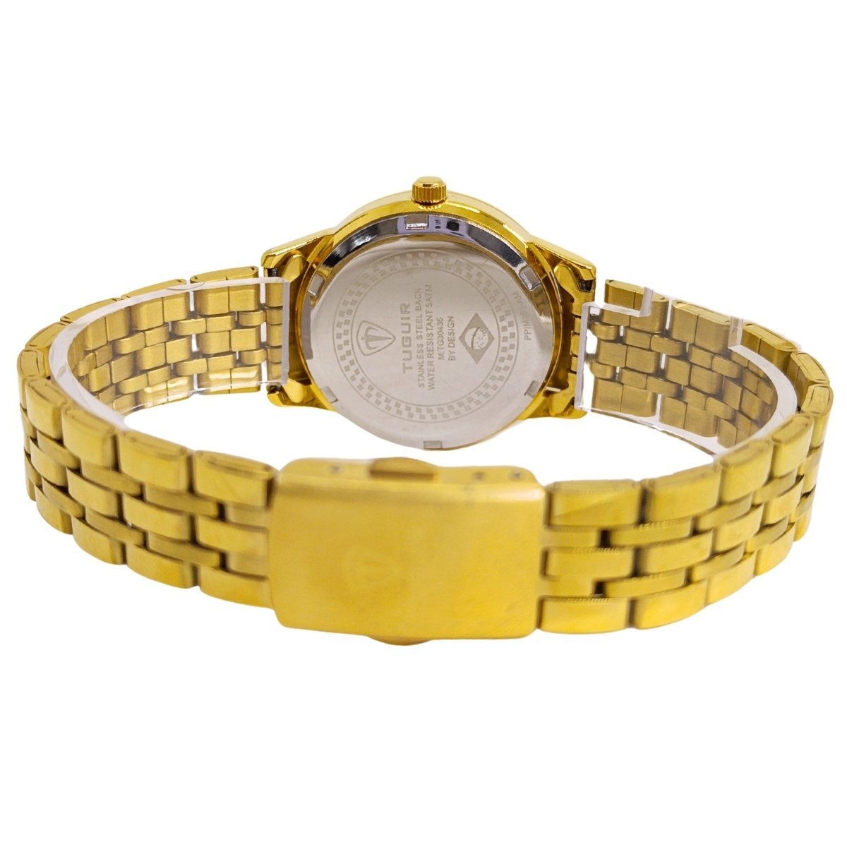 Relógio Feminino Tuguir Analógico 9182C Dourado Dourado 6