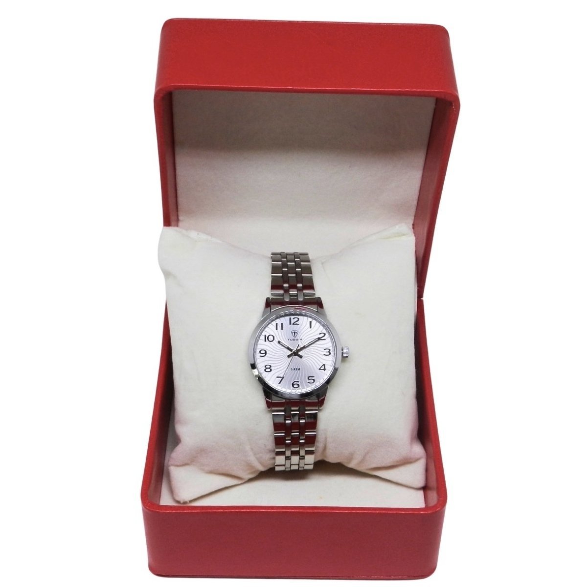 Relógio Feminino Tuguir Analógico 9182C Prata Prata 2