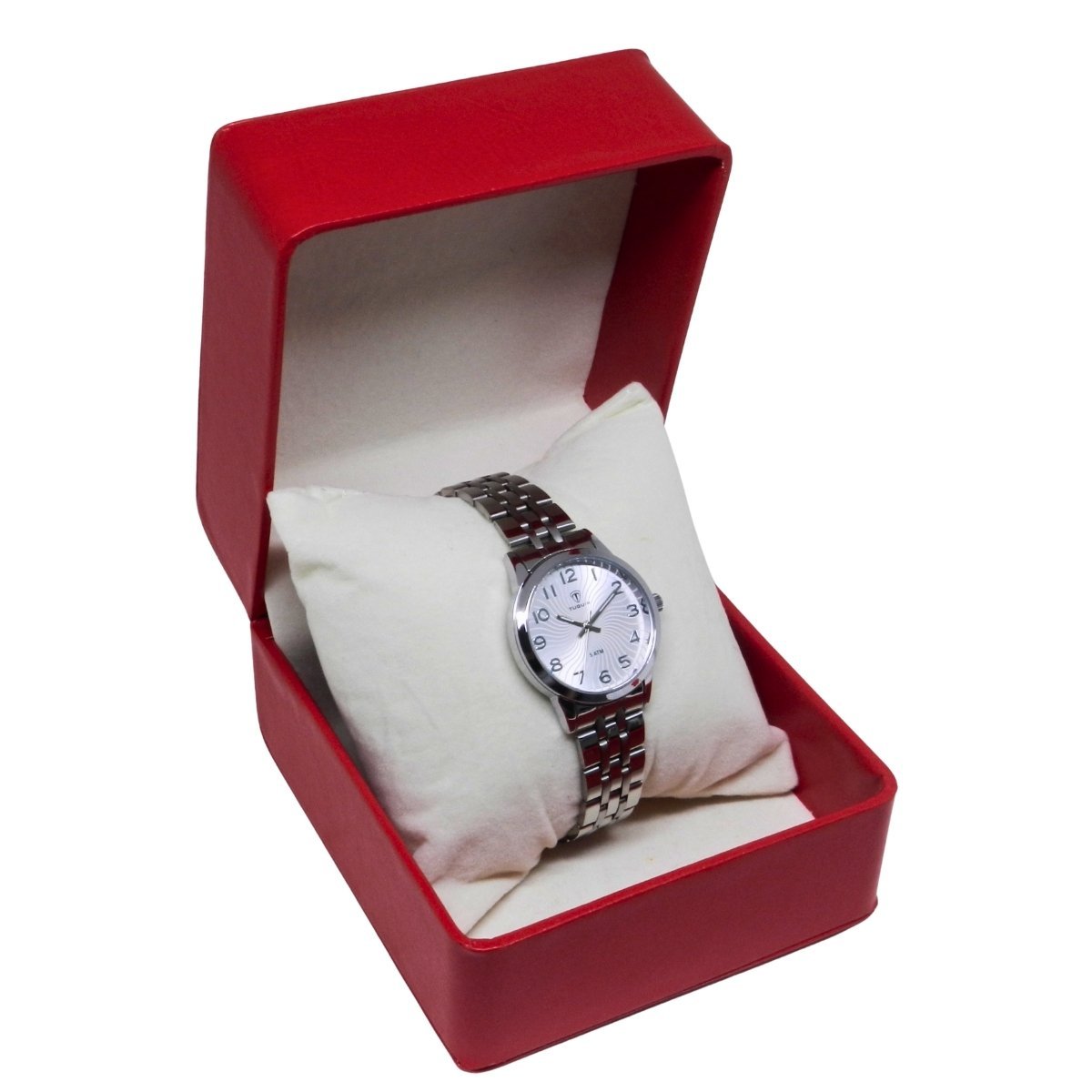 Relógio Feminino Tuguir Analógico 9182C Prata Prata 3