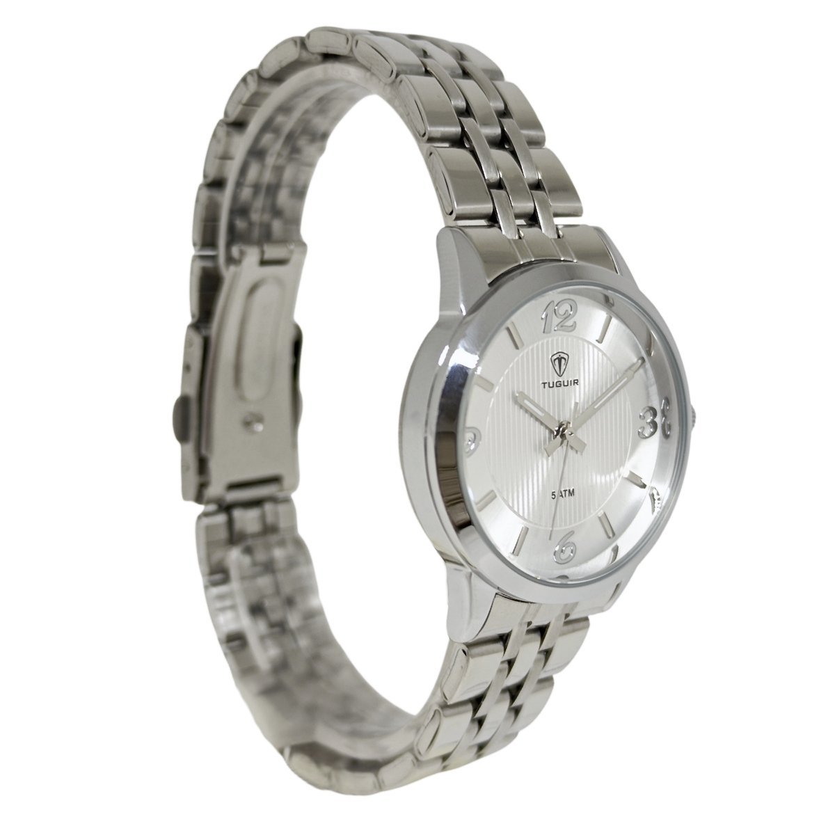 Relógio Feminino Tuguir Analógico 9182A Prata Prata 4