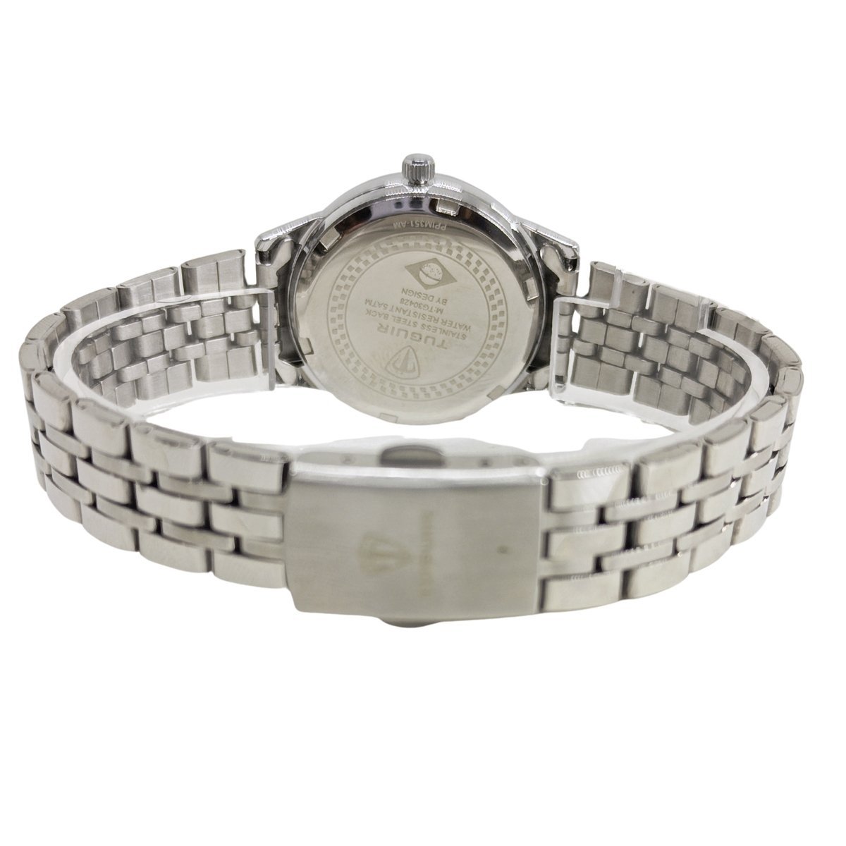 Relógio Feminino Tuguir Analógico 9182A Prata Prata 5