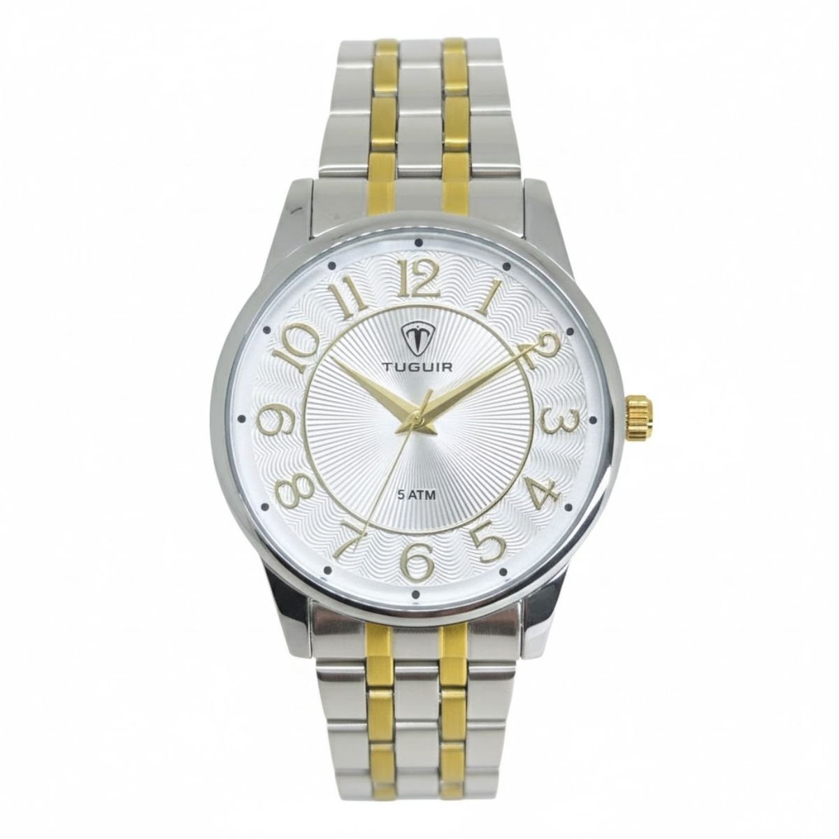 Relógio Feminino Tuguir Analógico 2134 Prata e Dourado