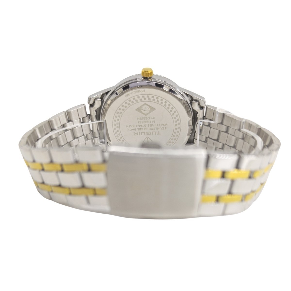 Relógio Feminino Tuguir Analógico 2134 Prata e Dourado Prata/Dourado 6