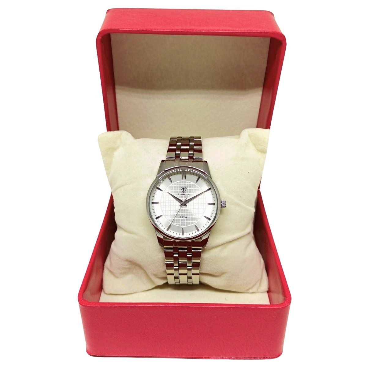 Relógio Feminino Tuguir Analógico 9182F Prata Prata 2