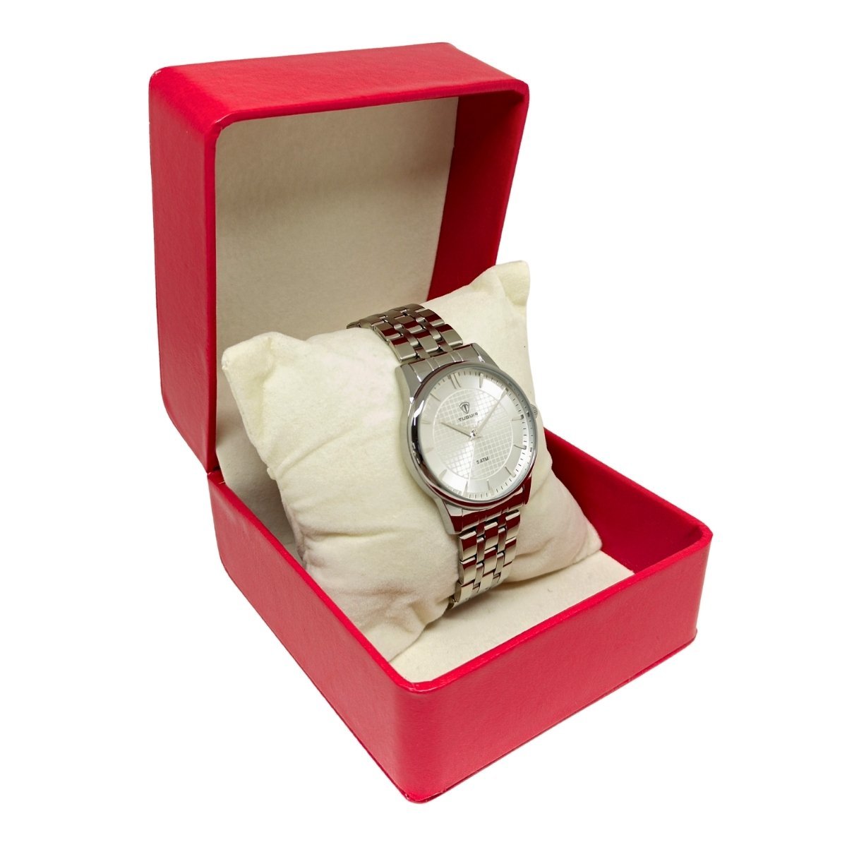 Relógio Feminino Tuguir Analógico 9182F Prata Prata 3