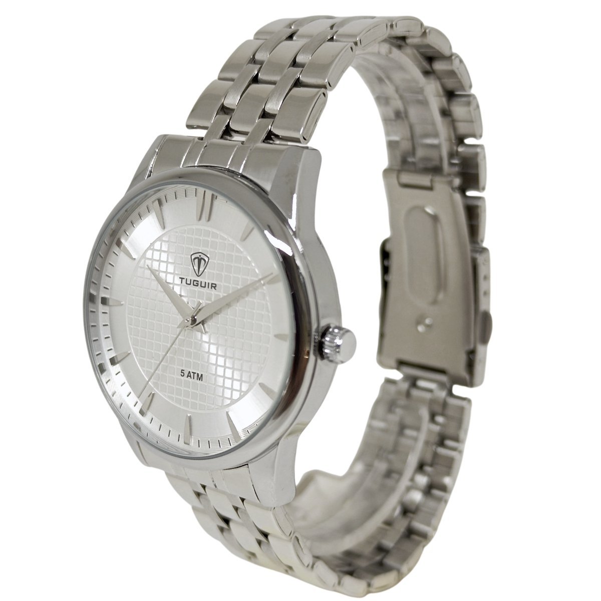Relógio Feminino Tuguir Analógico 9182F Prata Prata 5