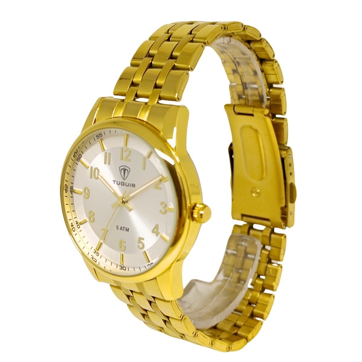 Relógio Feminino Tuguir Analógico 2138 Dourado Dourado 5