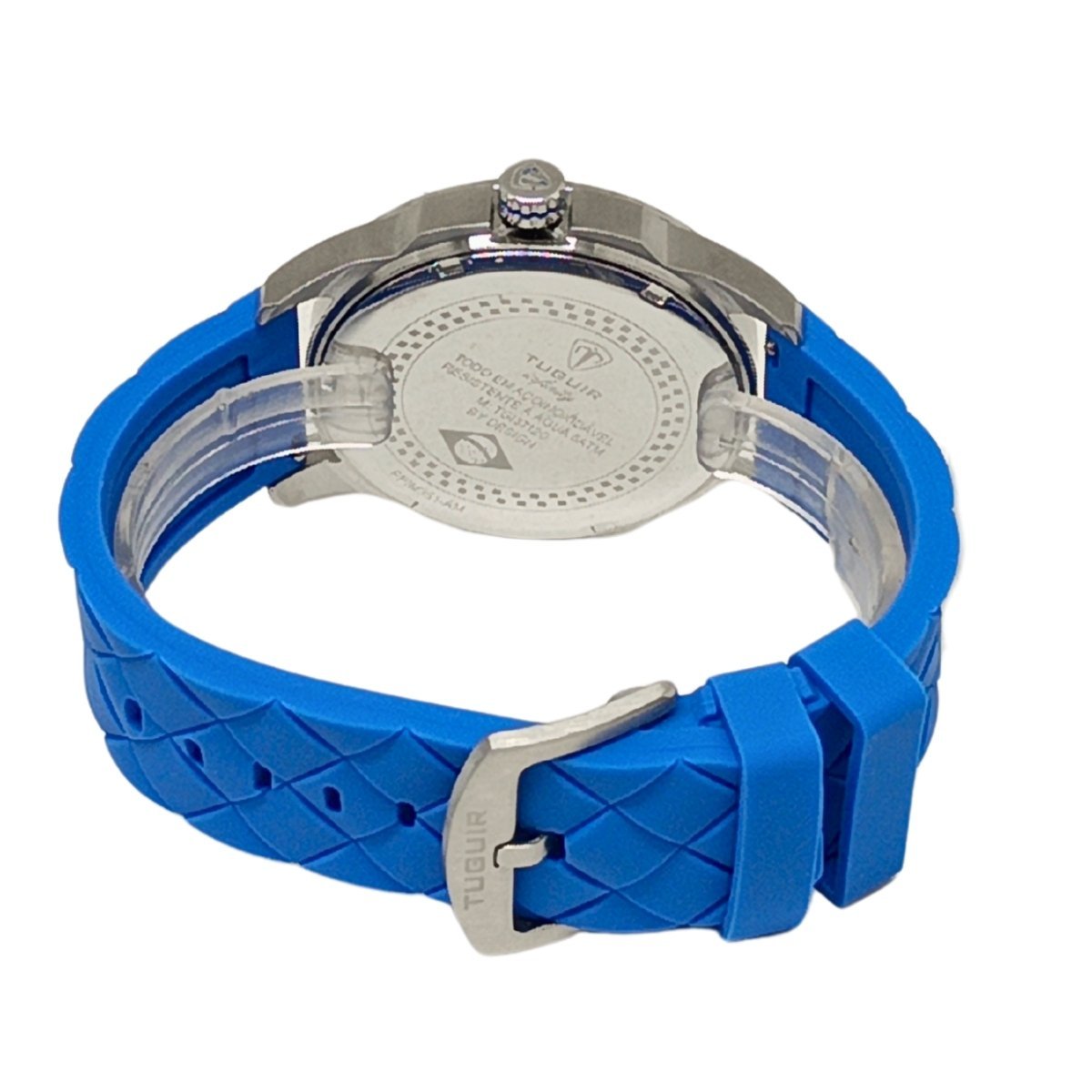 Relógio Masculino Tuguir Analógico Infinity 23-2236 - Prata e Azul Prata/Azul 5