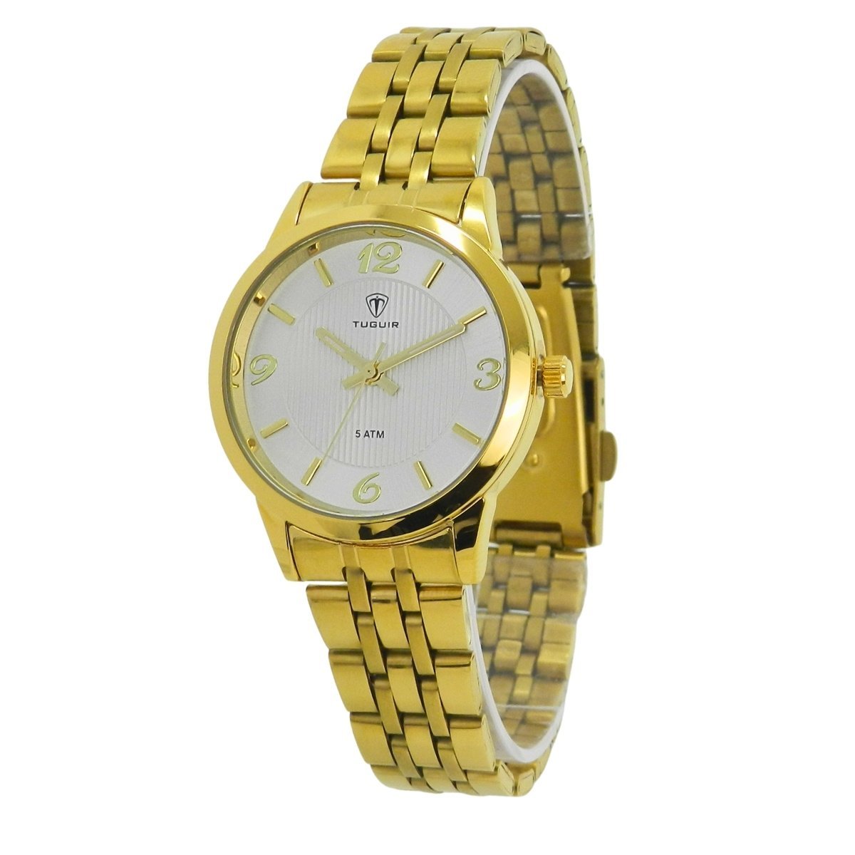 Relógio Feminino Tuguir Analógico TG30430 Dourado Dourado 5