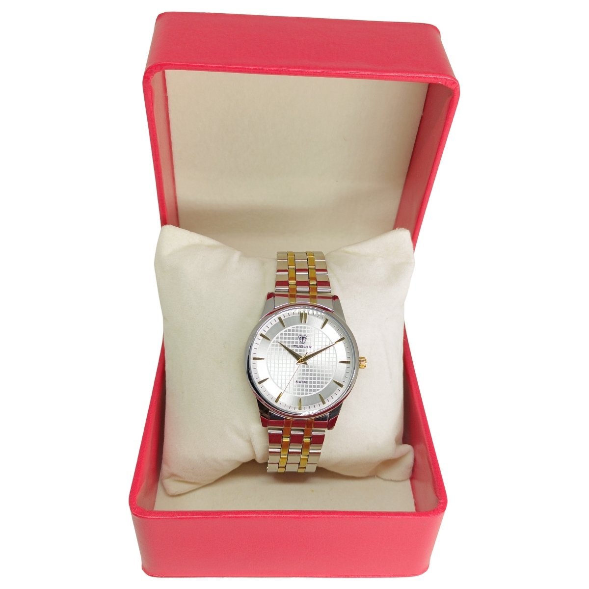 Relógio Feminino Tuguir Analógico 9182F Prata e Dourado Prata/Dourado 2