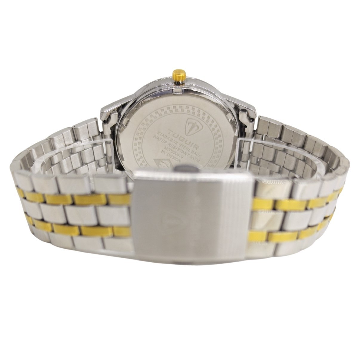 Relógio Feminino Tuguir Analógico 9182F Prata e Dourado Prata/Dourado 6