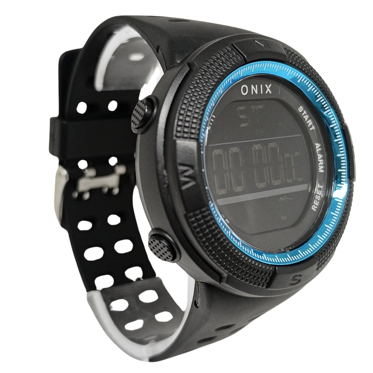 Relógio Masculino Onix Digital IT-396H(0186) Preto e Azul Preto 2