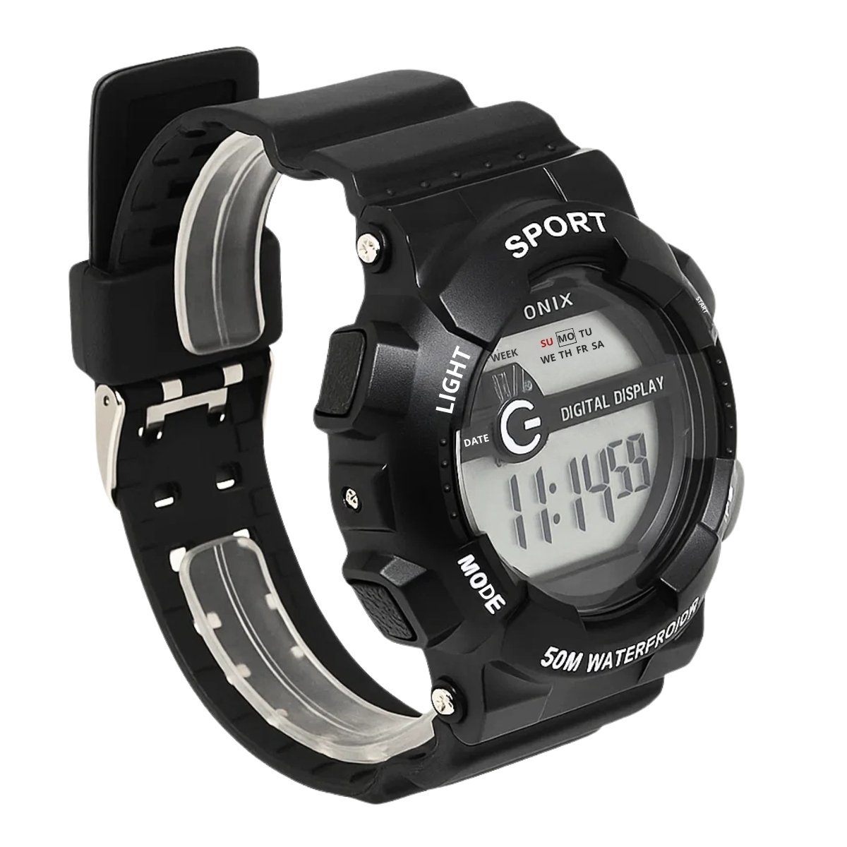 Relógio Masculino Onix Digital IT-855(0101) Preto Preto 2