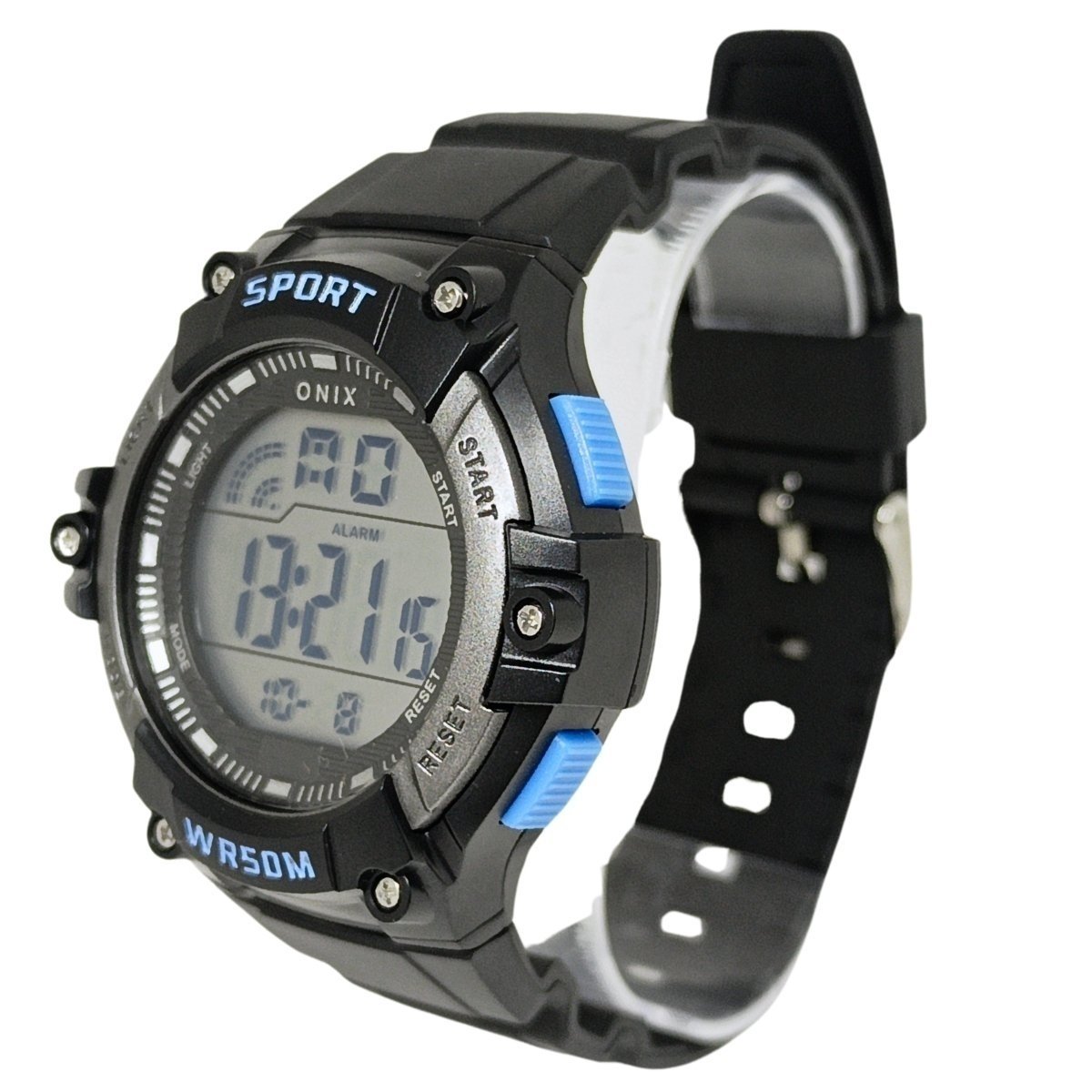 Relógio Masculino Onix Digital IT-383 (0153) - Preto e Azul Preto 4