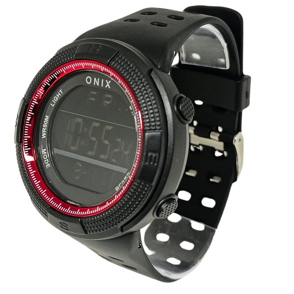 Relógio Masculino Onix Digital IT-396H(0183) Preto e Vermelho Preto 3