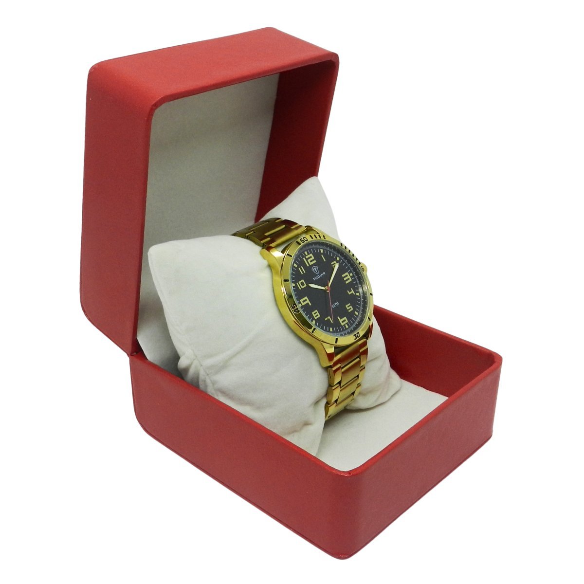 Relógio Masculino Tuguir Analógico TG222-3C Dourado e Preto Dourado 3