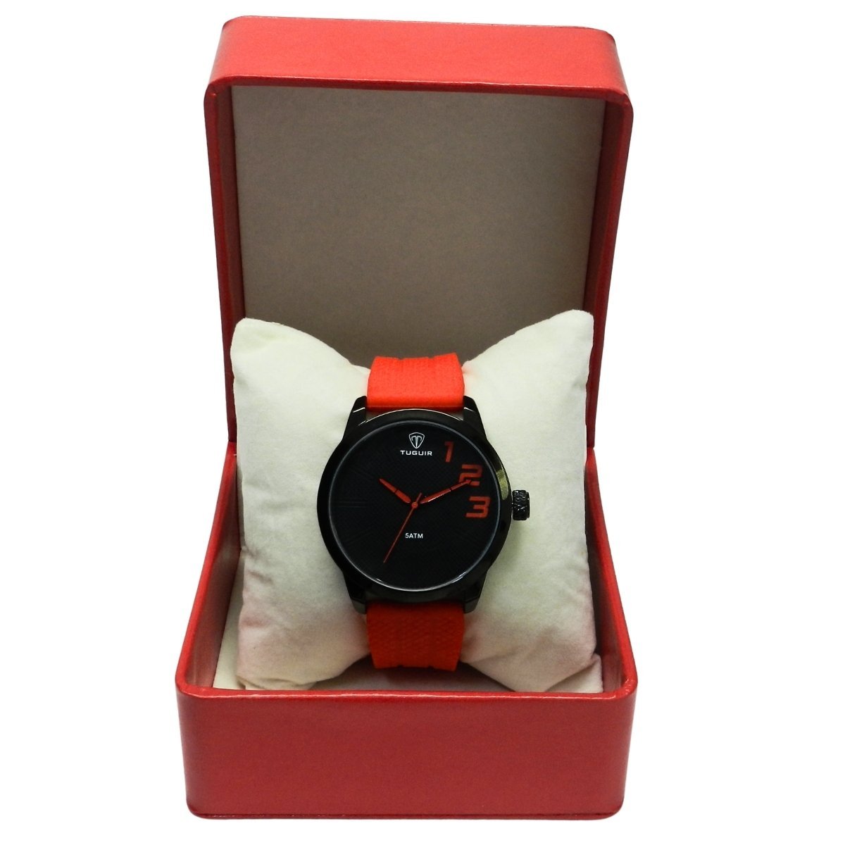 Relógio Masculino Tuguir Analógico TG224 Vermelho e Preto Preto 2