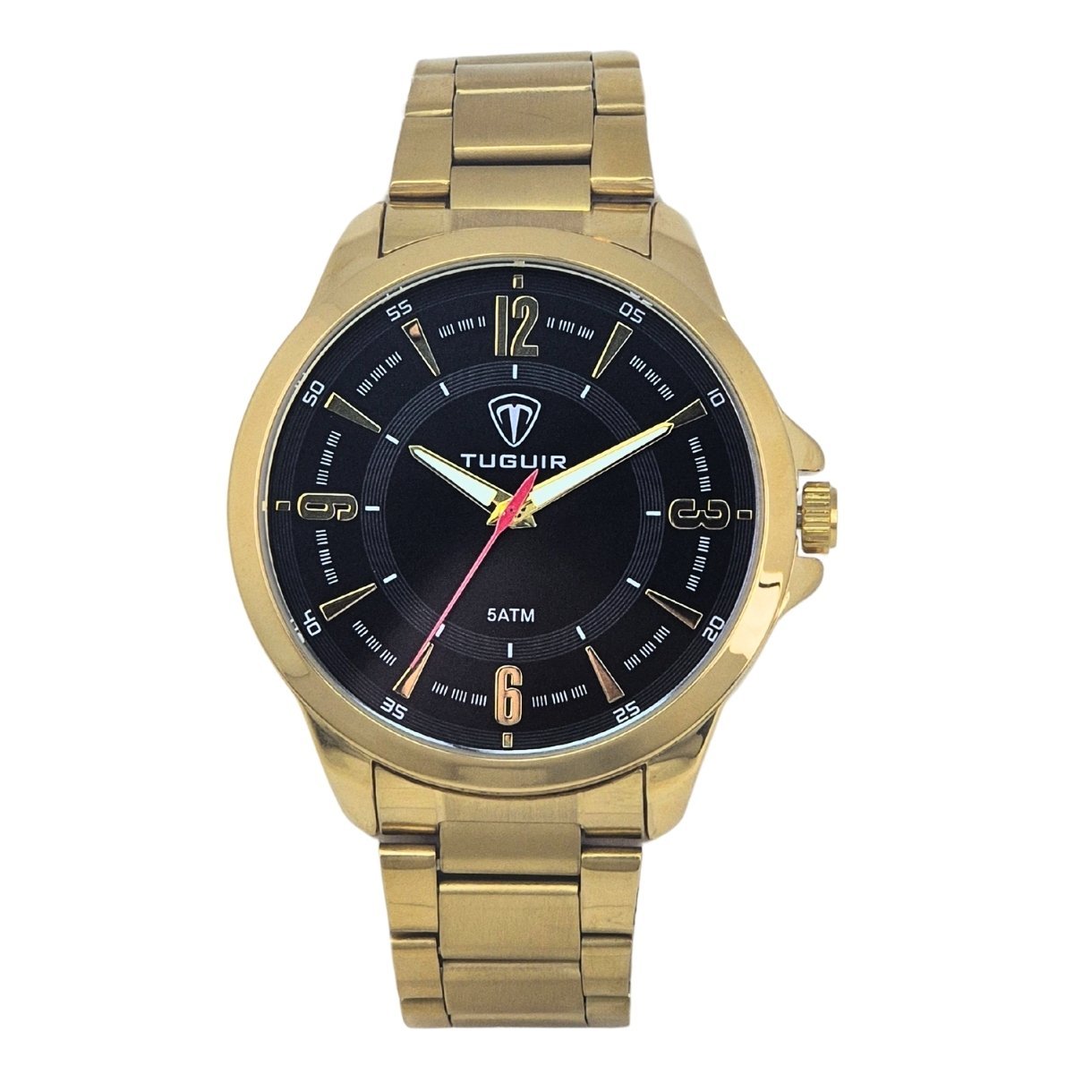 Relógio Masculino Tuguir Analógico TG172 Dourado e Preto