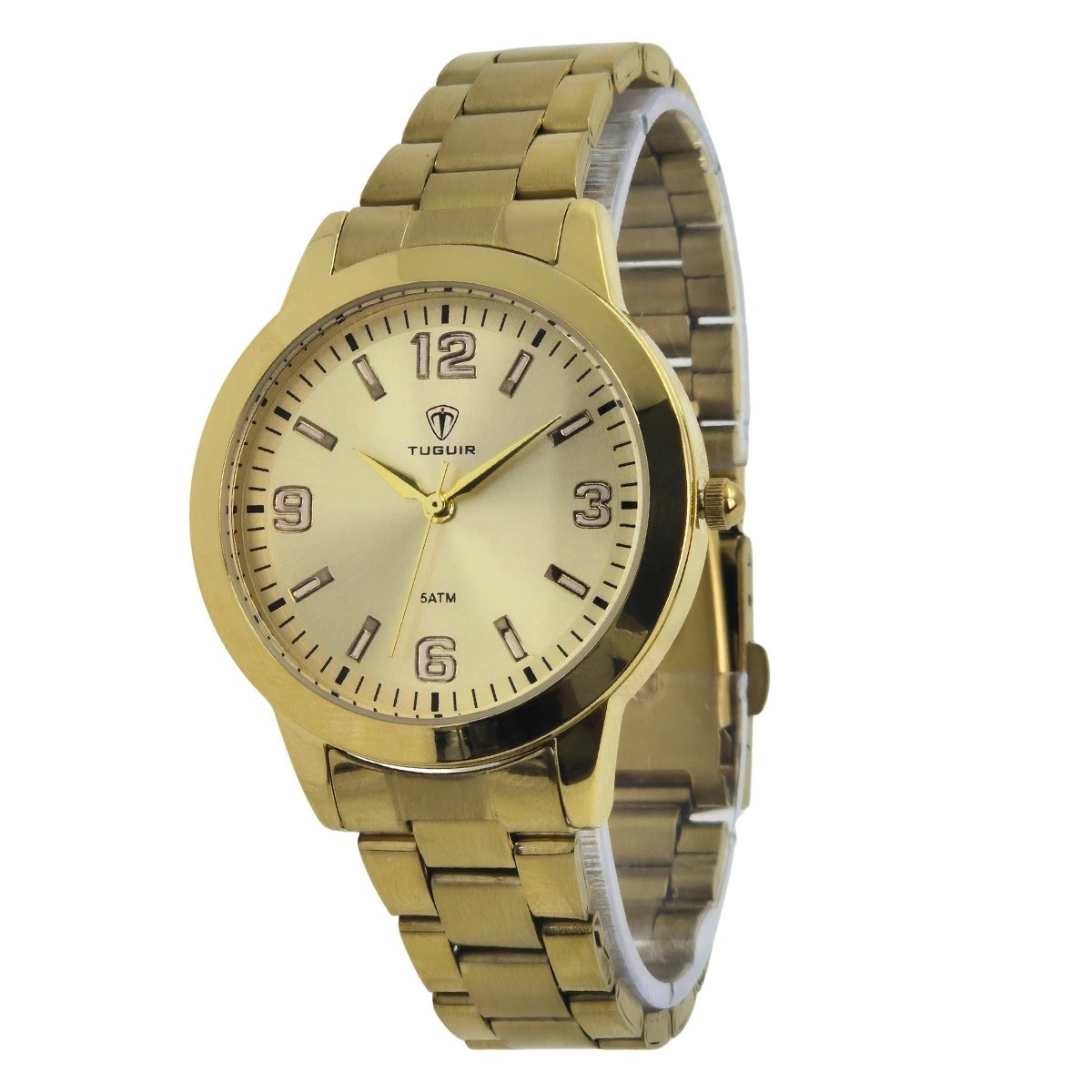 Relógio Feminino Tuguir Analógico TG188 Dourado Dourado 5