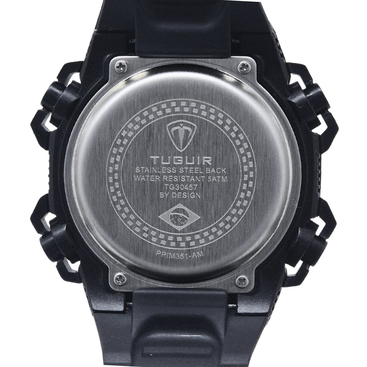 Relógio Masculino Tuguir Digital TG30457 Preto Preto 4