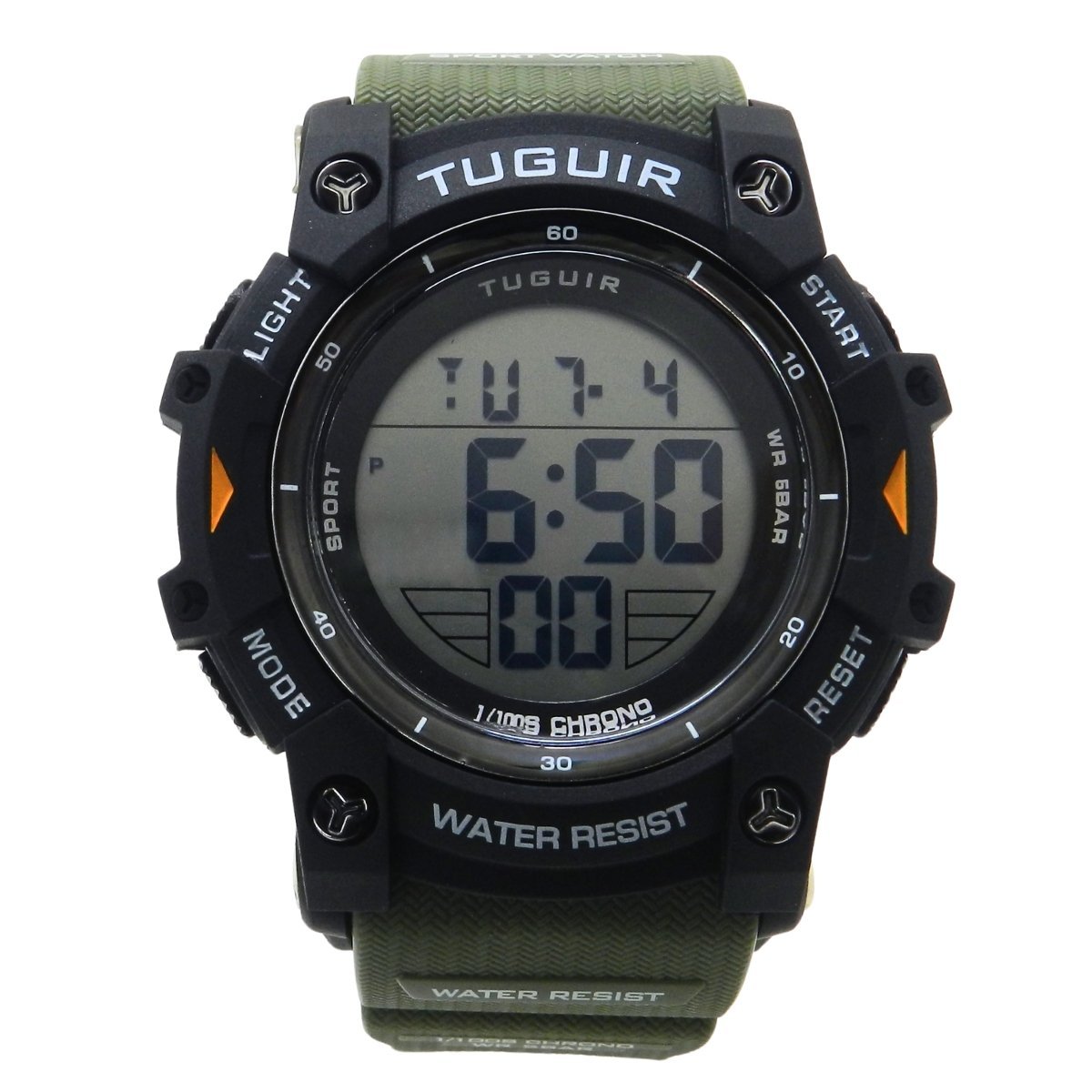 Relógio Masculino Tuguir Digital TG30455 Preto e Verde