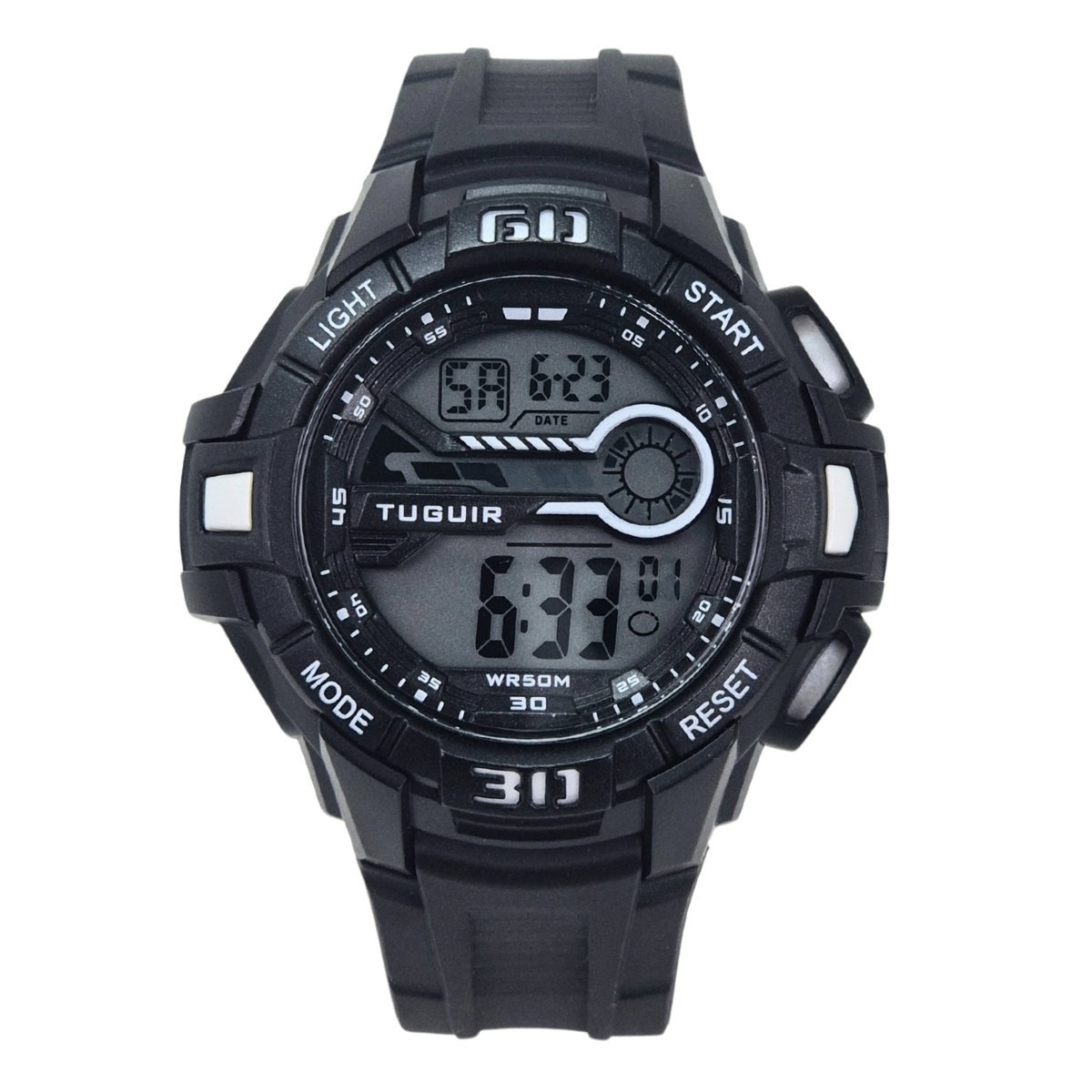 Relógio Masculino Tuguir Digital TG30463 Preto e Branco