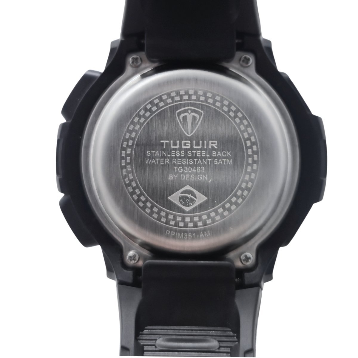 Relógio Masculino Tuguir Digital TG30463 Preto e Branco Preto 4