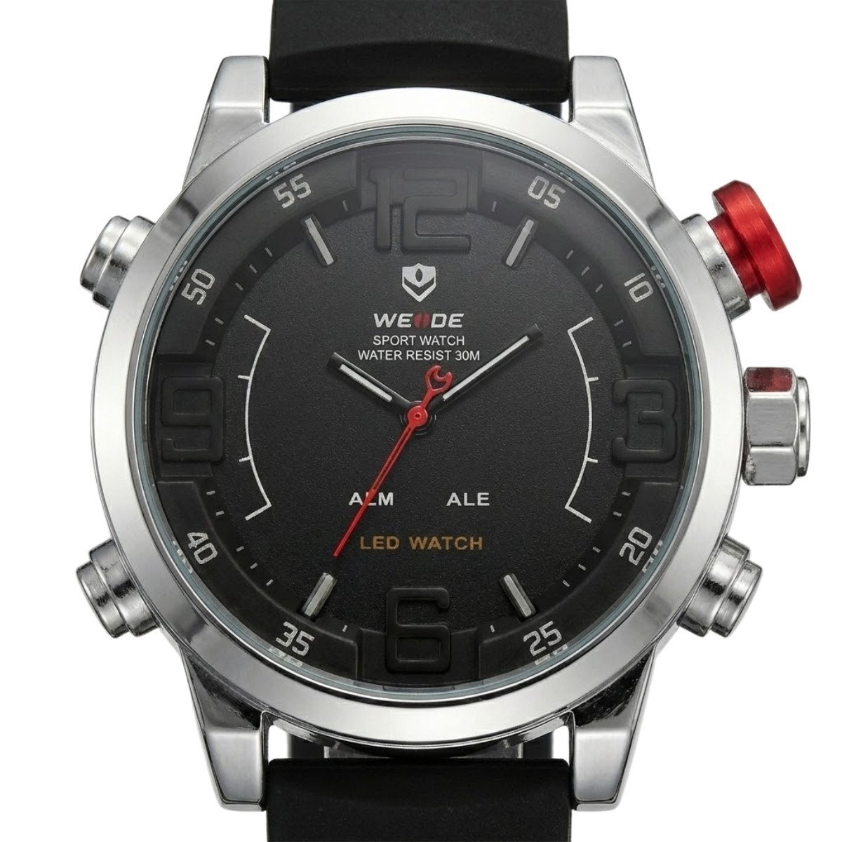 Relógio Masculino Weide Analógico WH-5210 Preto e Prata Prata 3