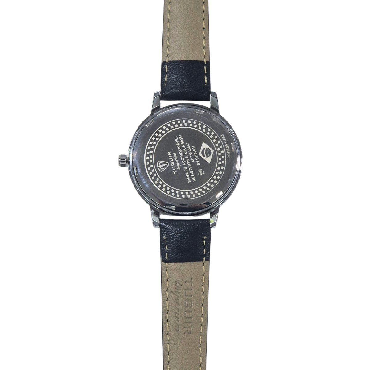 Relógio Unissex Tuguir Analógico Imperium TG30488 Prata e Preto Prata 5