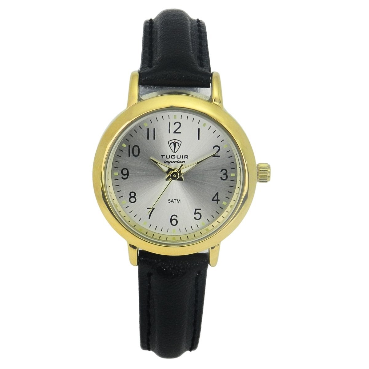 Relógio Feminino Tuguir Analógico Imperium TG30492 Dourado e Prata e Preto