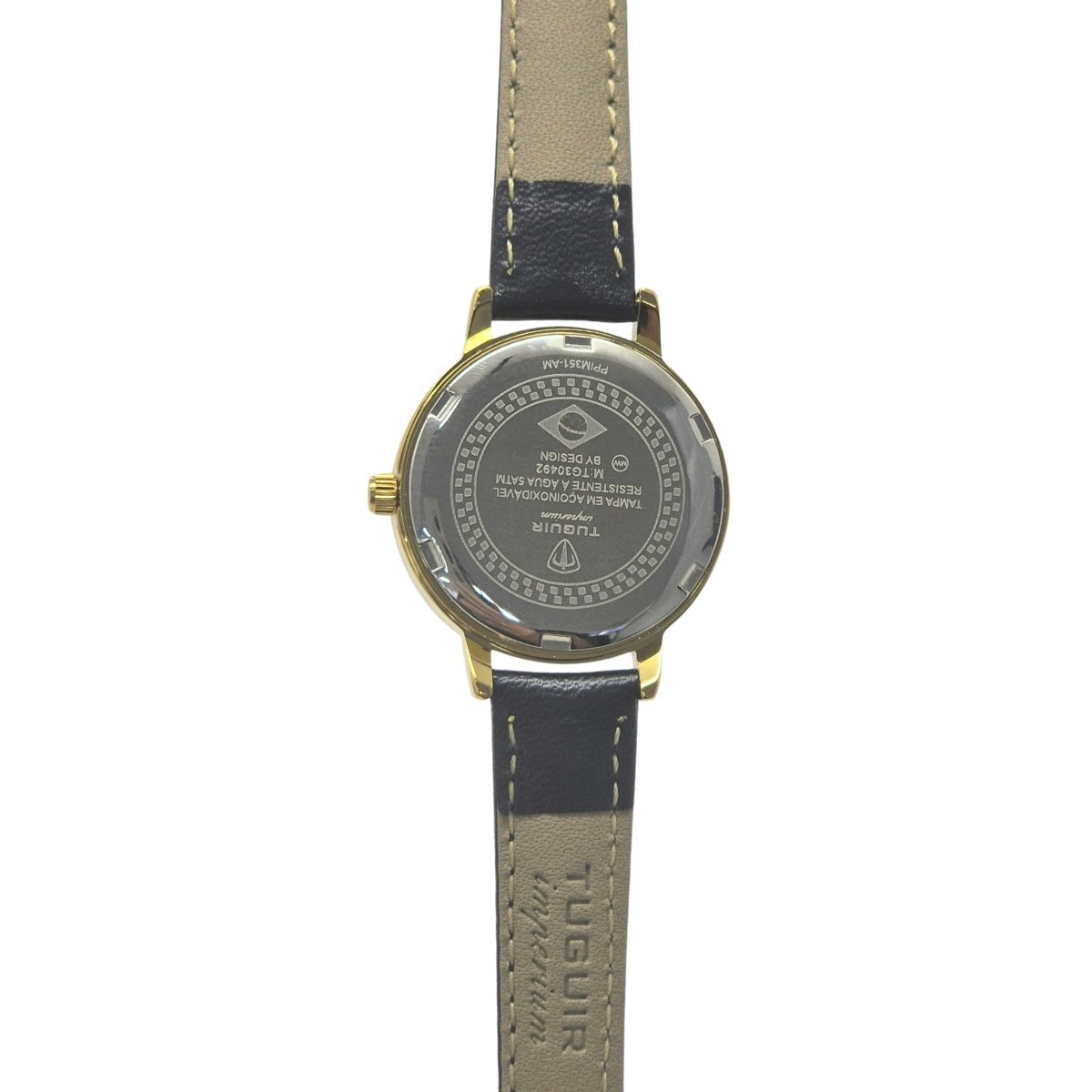 Relógio Feminino Tuguir Analógico Imperium TG30492 Dourado e Prata e Preto Dourado 5