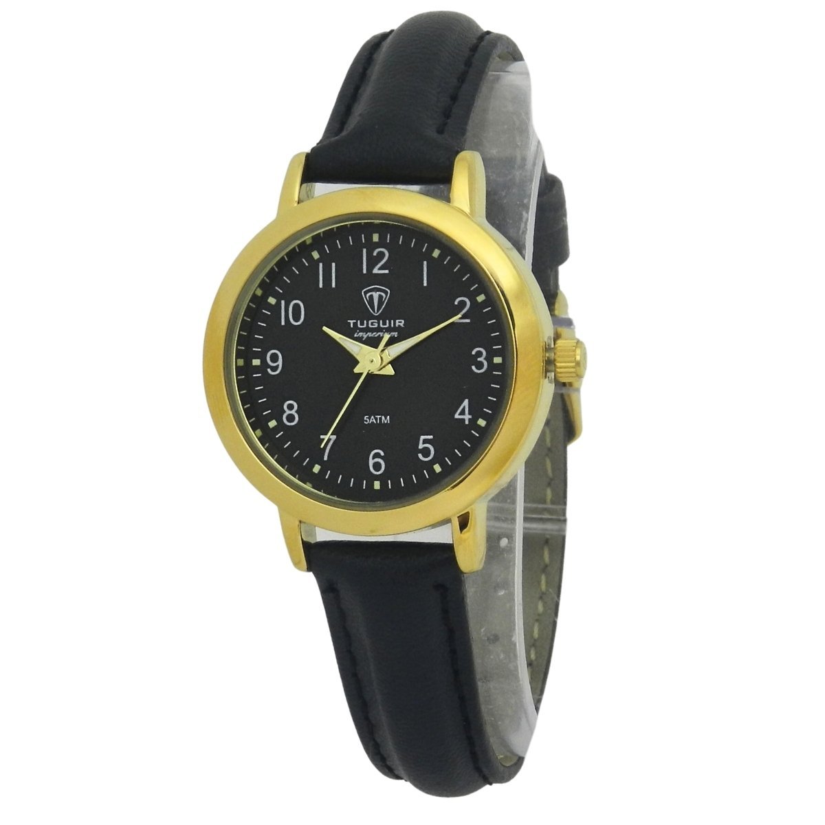 Relógio Unissex Tuguir Analógico Imperium TG30501 Preto e Dourado Dourado 4